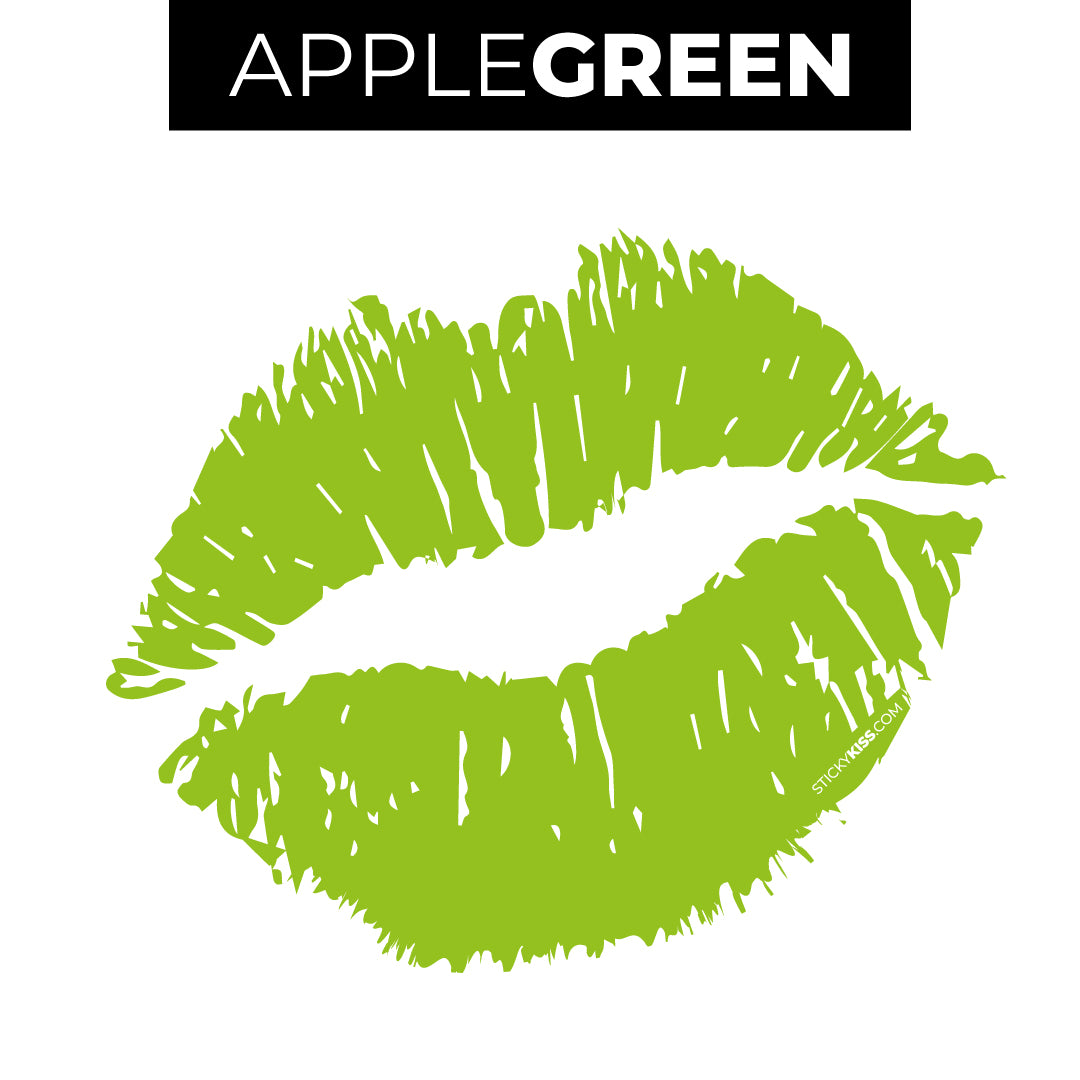 Kussmund Sticker - Applegreen